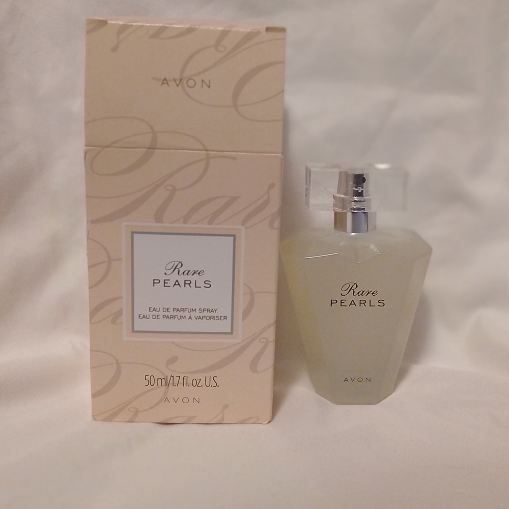Avon Rare Pearls Perfume with Cream Box